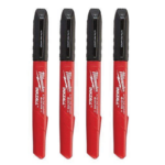 MILWAUKEE MARKER-CRNI TANKI 0, 6mm 4kom