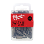 MILWAUKEE BIT NASTAVAK Tx15 25mm 25kom