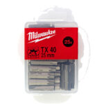 MILWAUKEE BIT NASTAVAK Tx40 25mm 25kom