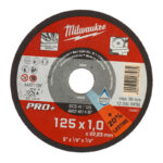 MILWAUKEE REZNA PLOČA ZA METAL PRO+ SCS41 125x1mm-200kom