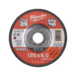 MILWAUKEE PLOČA BRUSNA ZA METAL SG27 PRO+ 125x6mm