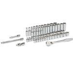 MILWAUKEE RAČNA S NASTAVCIMA 3/8" 6-19mm SET 56kom