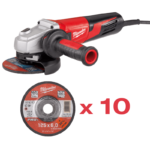 AGV15-125XE SET MILWAUKEE ELEK. BRUSILICA KUTNA