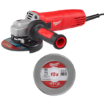 AGV10-125EK SET MILWAUKEE ELEK. BRUSILICA KUTNA