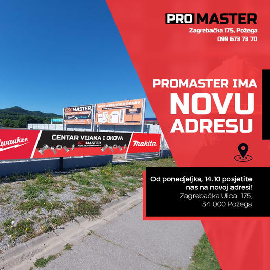 Promaster Požega | Centar vijaka i okova