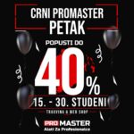 CRNI PROMASTER PETAK | OD 15. - 30. STUDENI 2024