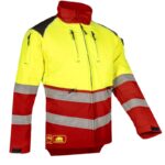Šumarska jakna SIP PROTECTION Forest Pro-tect ŽUTO-CRVENA
