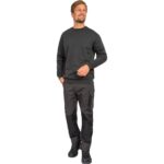 DYNAMIC LINE  rastezljive radne hlače antracit - Slika 3